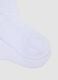 Two-pack newborn white short cotton blend socks regular fit_1