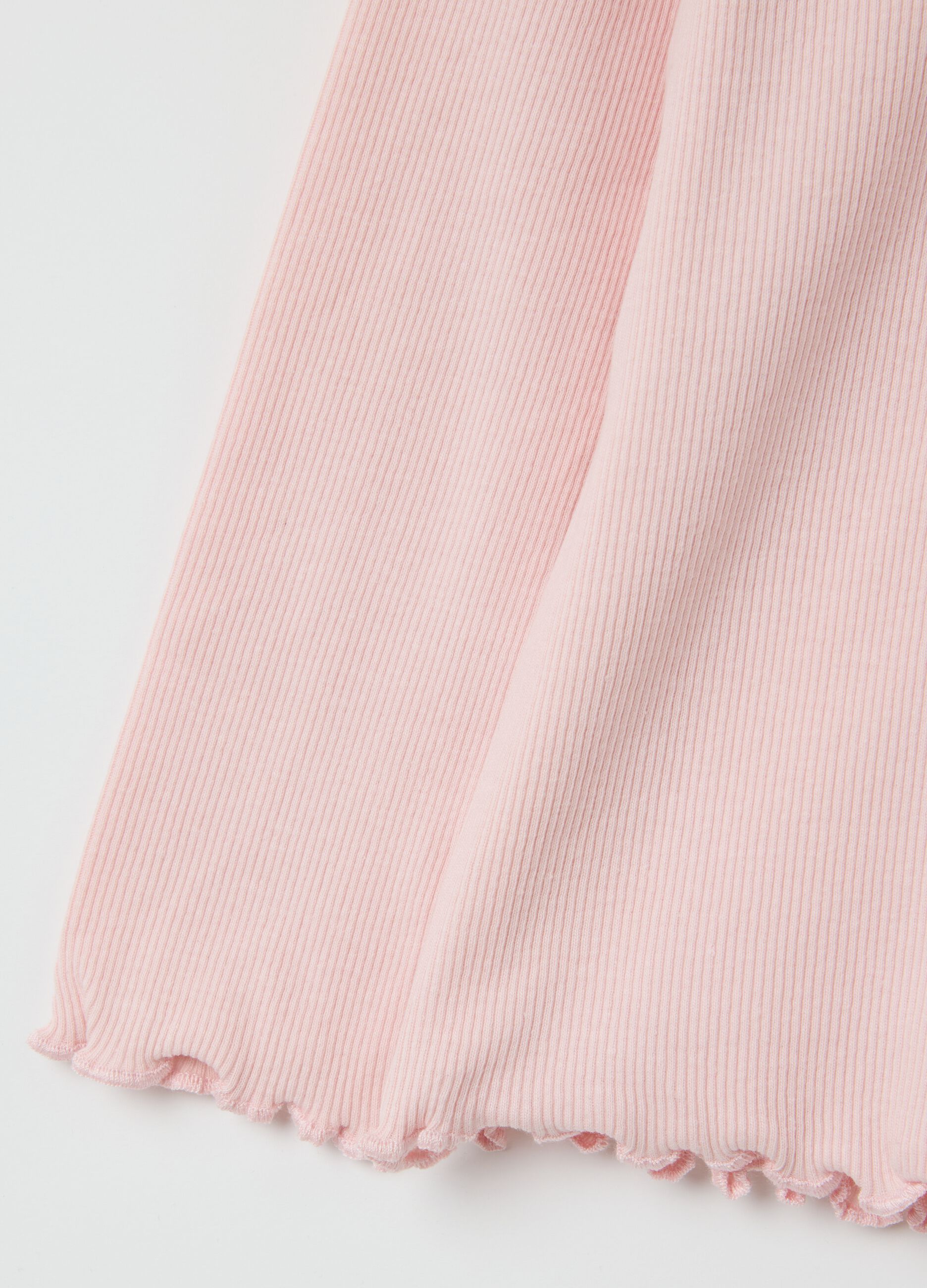 Baby girl's pink cotton regular fit top