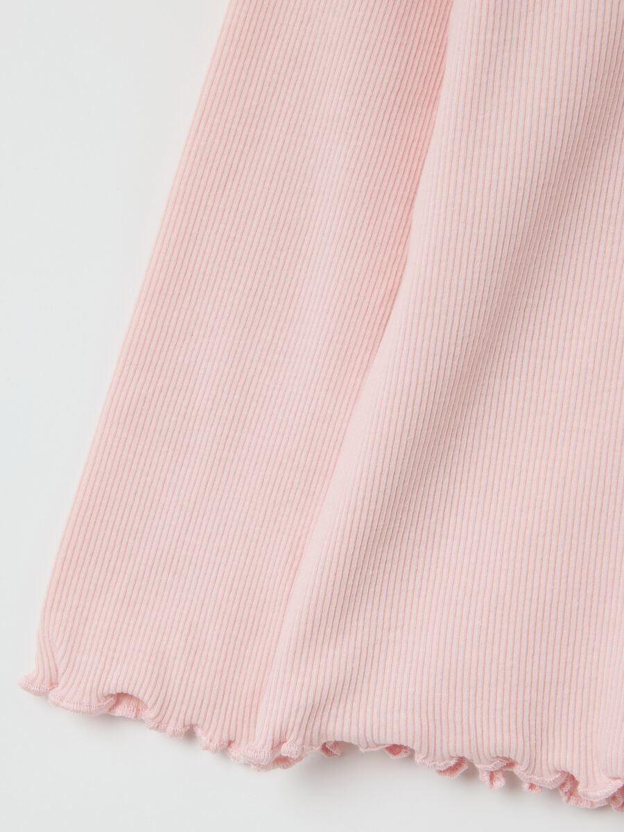 Baby girl's pink cotton regular fit top_2