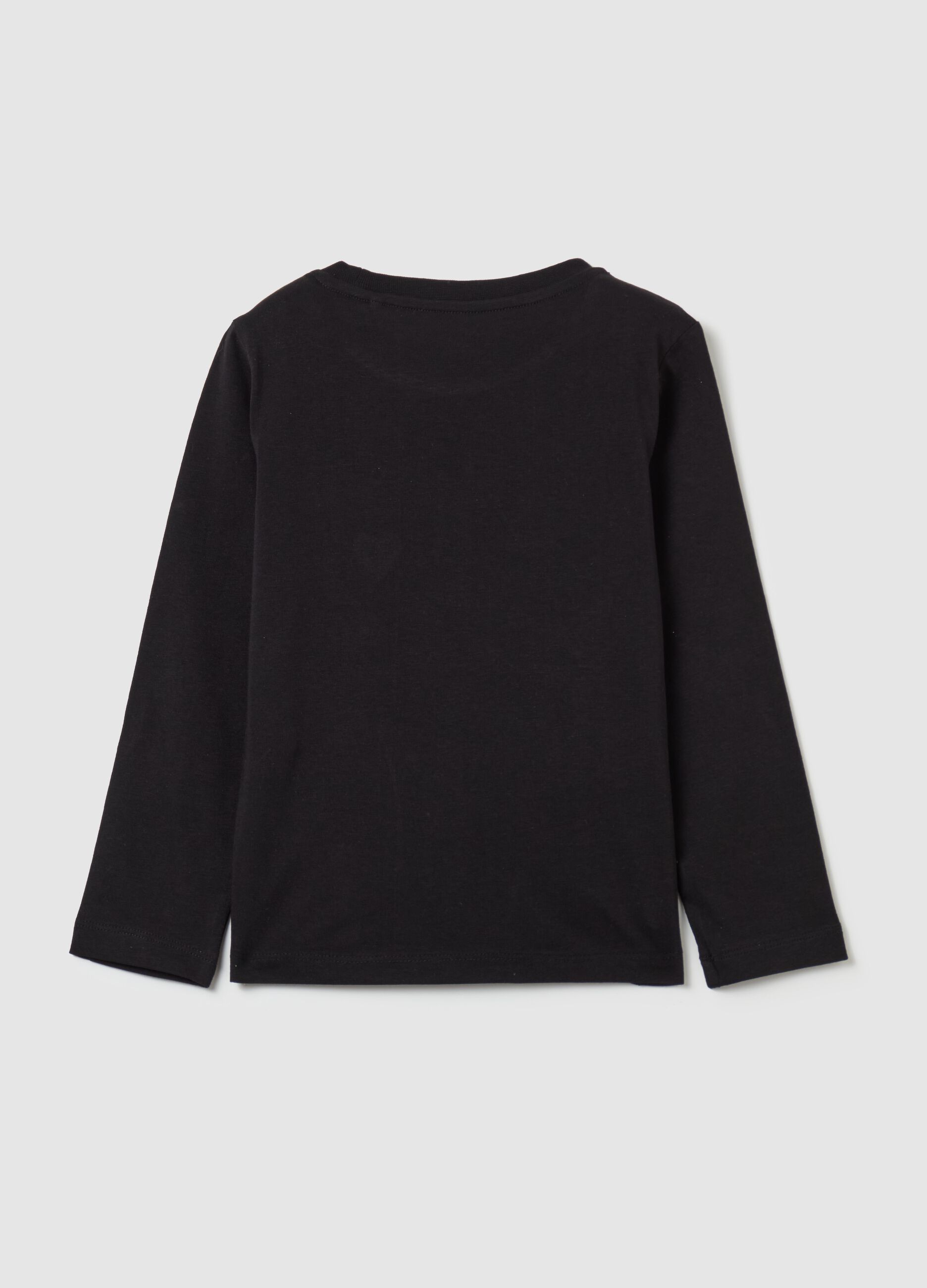 T Shirt in Cotone Bambina Nero OVS