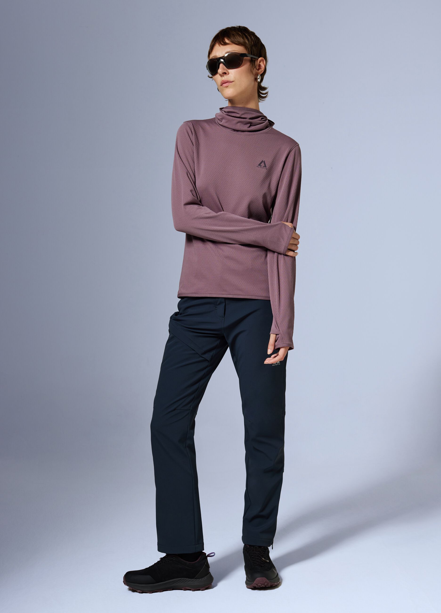 ALTAVIA WITH DEBORAH COMPAGNONI Hooded Long Sleeve Shirt