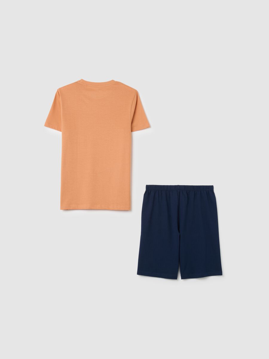 Completo estivo da ragazzo in puro cotone multicolor regular fit_1