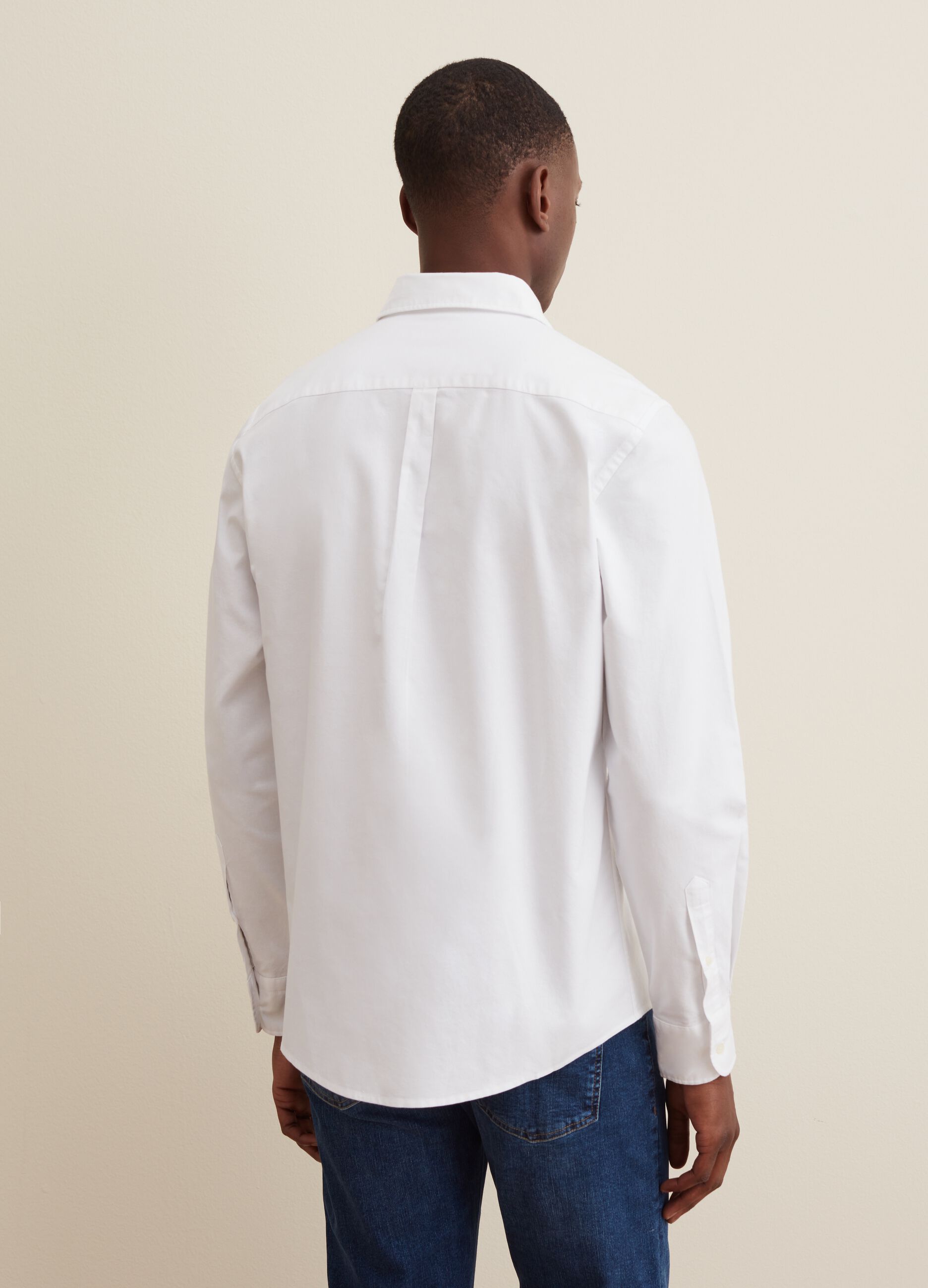 Camicia in cotone oxford con tasca