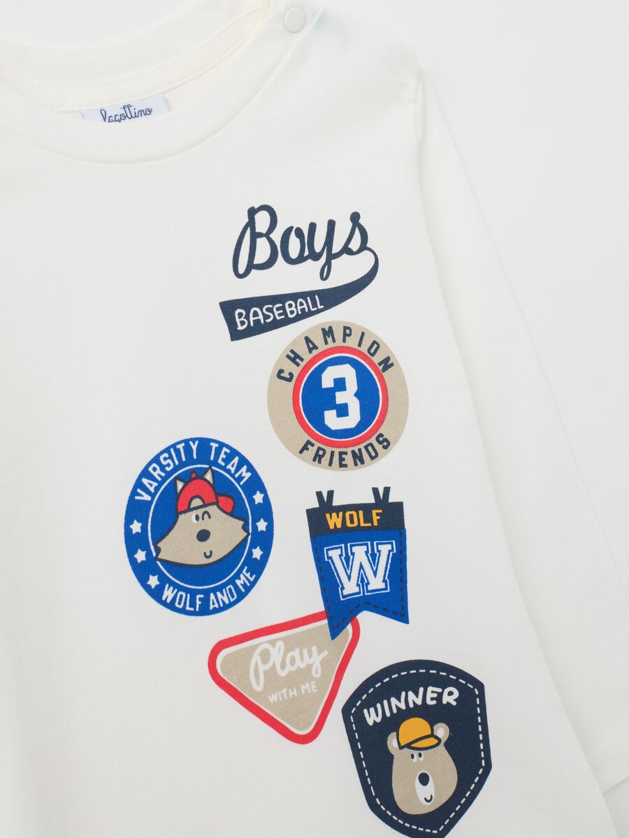 White pure cotton child's shirt_2