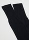 Two-pack of black knee-high socks in cotton blend_1