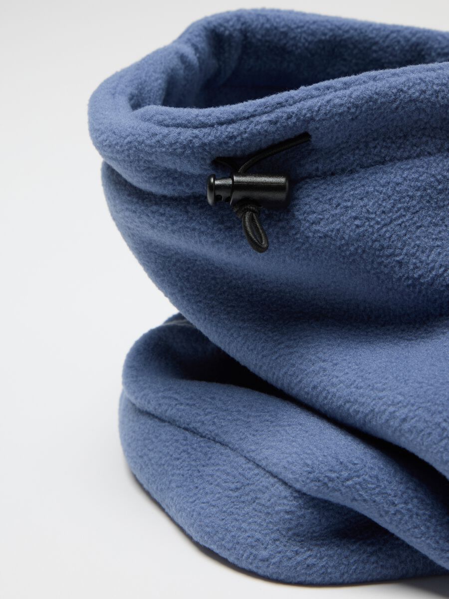 Scaldacollo in pile azzurro_2