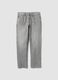 Grey denim jeans in pure cotton, regular fit_4