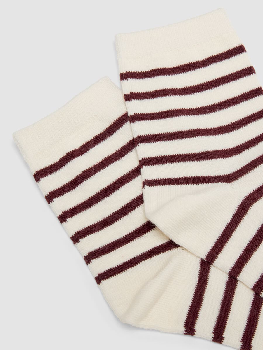 Two-pack of multicolour socks in organic cotton blend_1