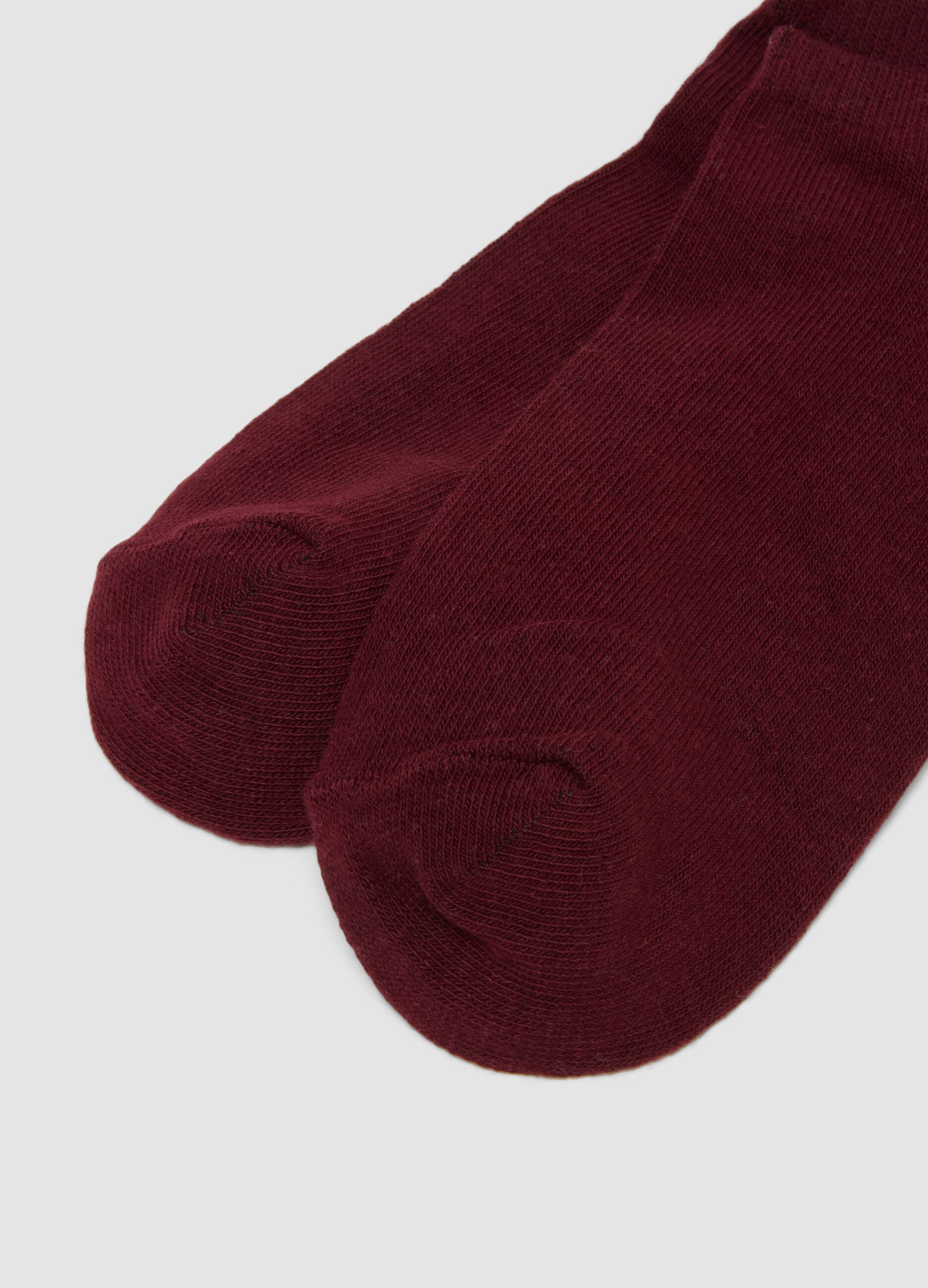 3-pack of multicolour short socks in organic cotton blend with pattern