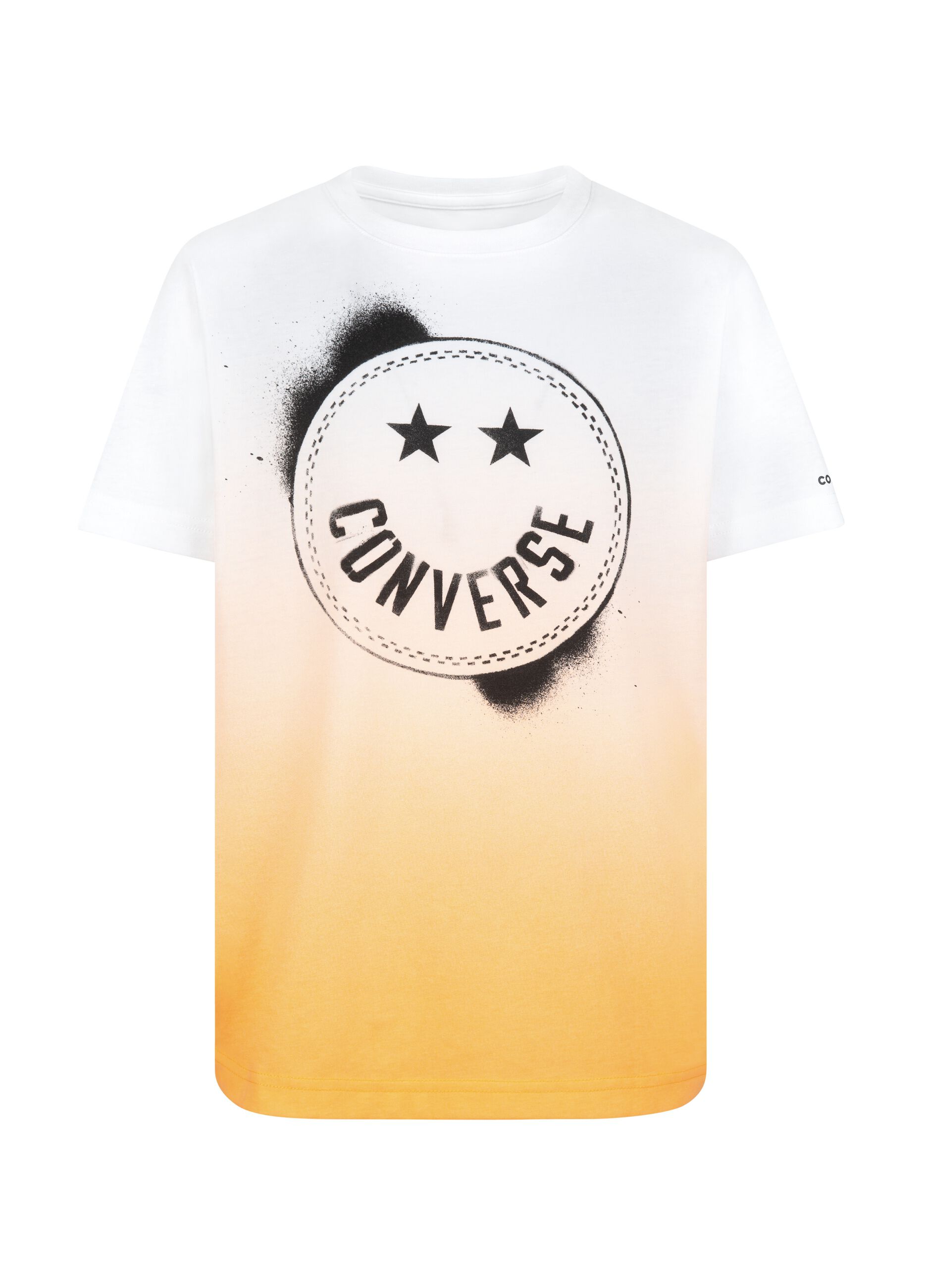 T-shirt con stampa logo smile