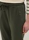 Pantaloni in cotone elasticizzato verdi regular fit_3