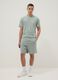 Green pure cotton relaxed-fit shorts_0