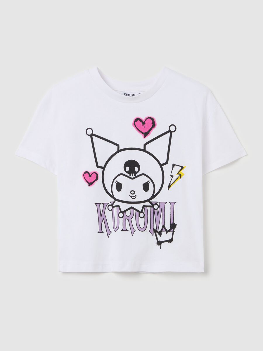 Cotton T-shirt with Kuromi print_3