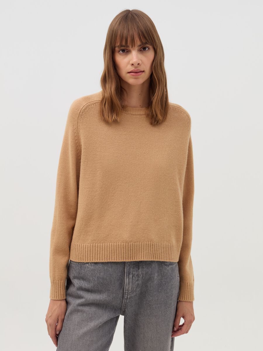 Pullover with raglan sleeves_0