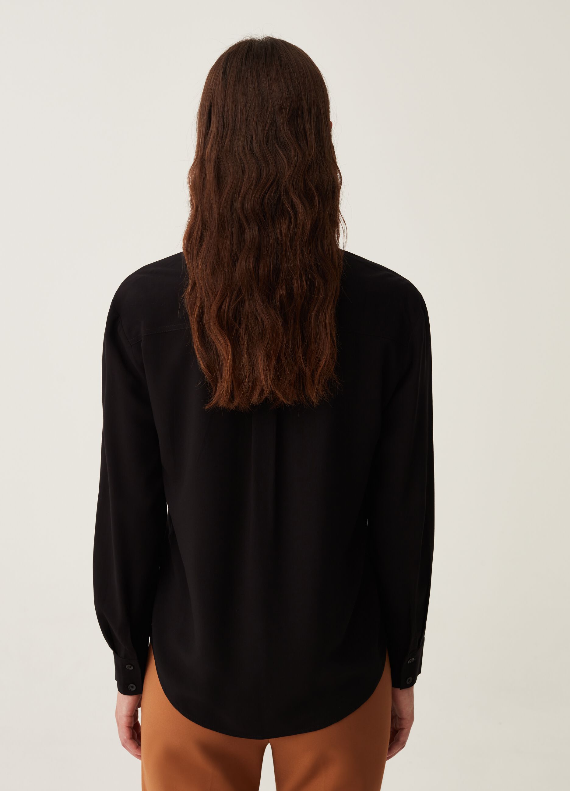 Camicia in viscosa con tasca_2
