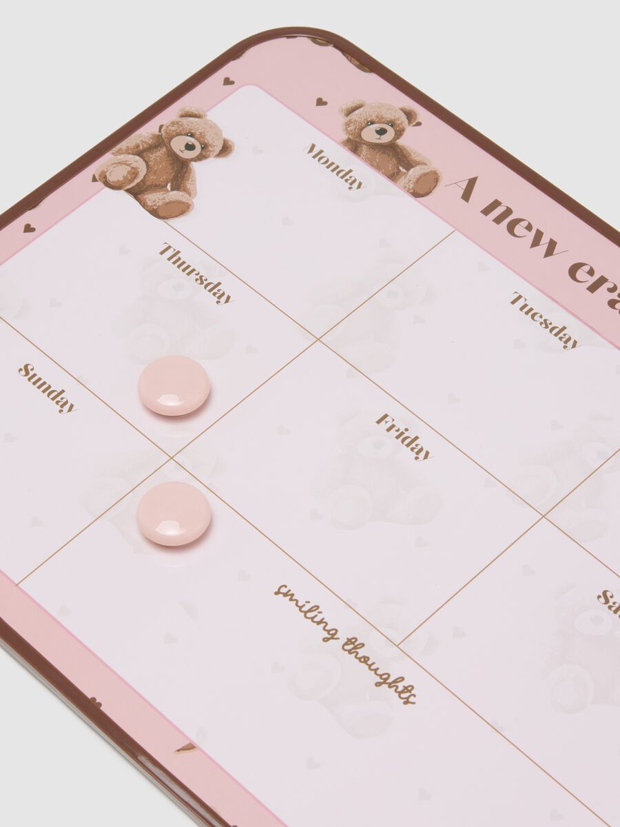 Pink Metal Planner with Marker_1