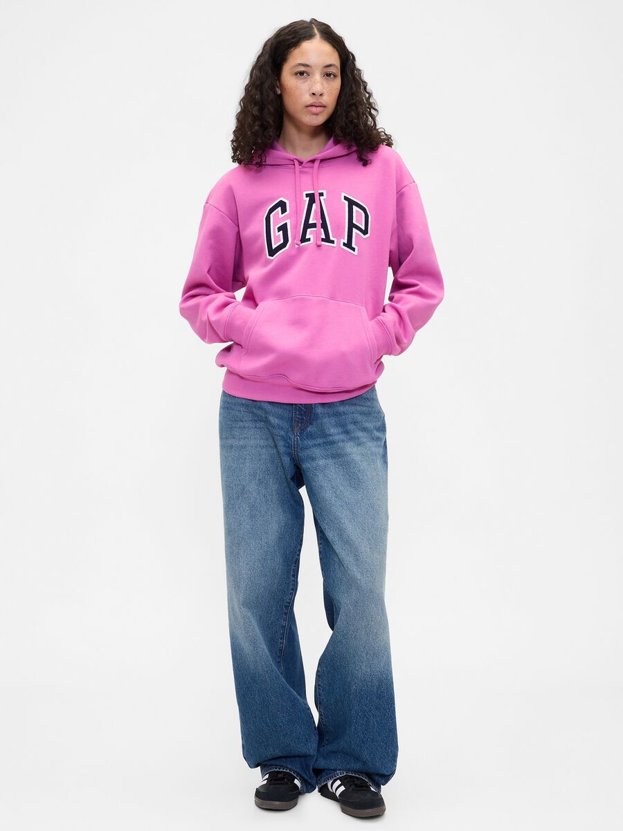 Pink Hooded Sweatshirt_1