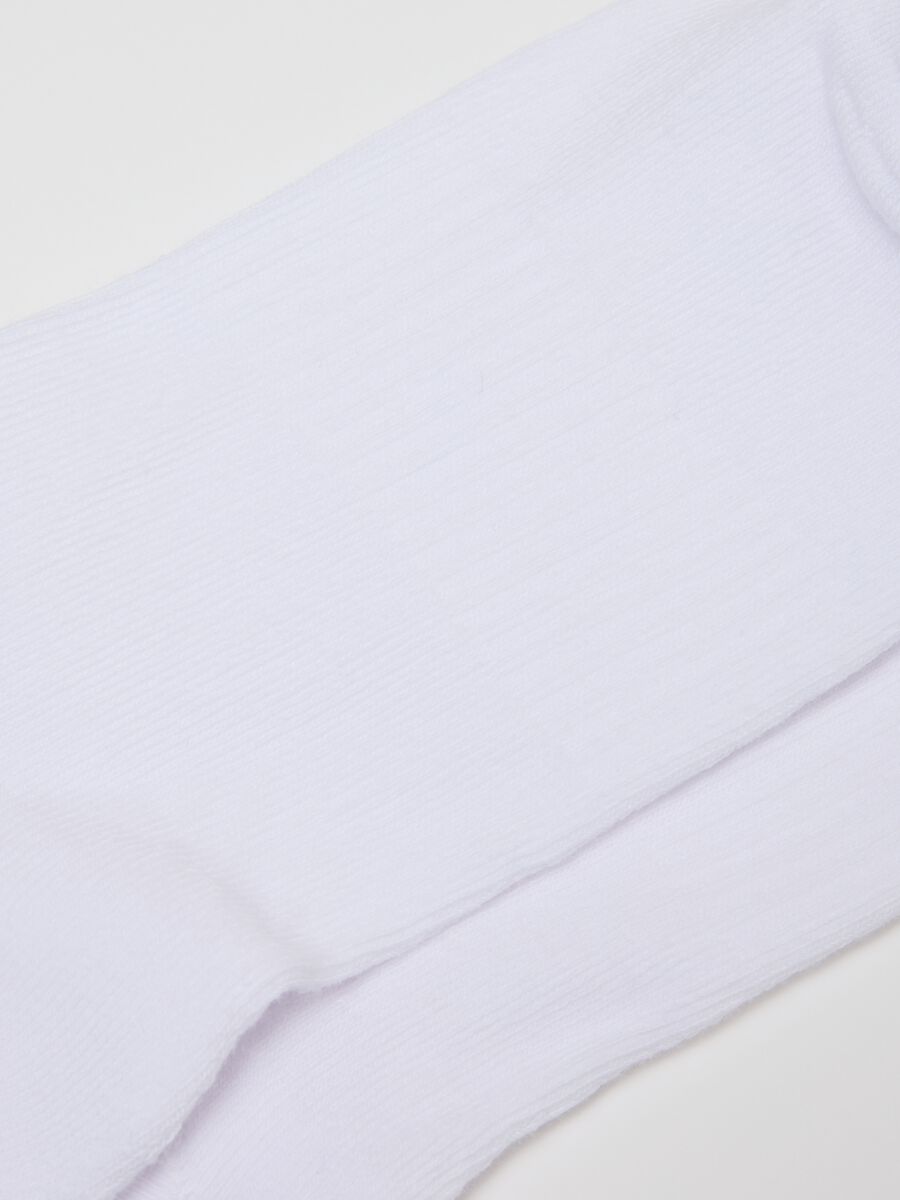 White Tennis Sports Sock Tripack_1