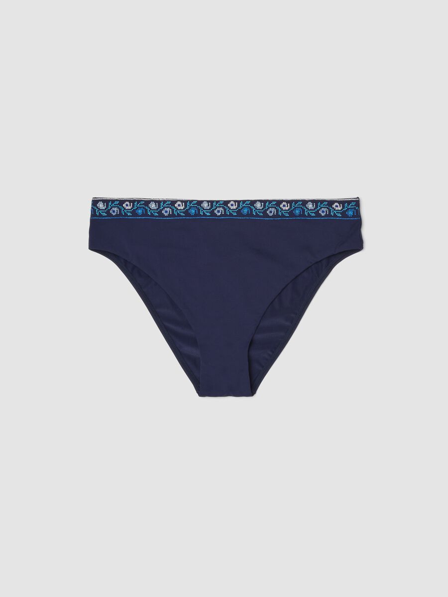 Slip mare blu in tessuto elasticizzato_4