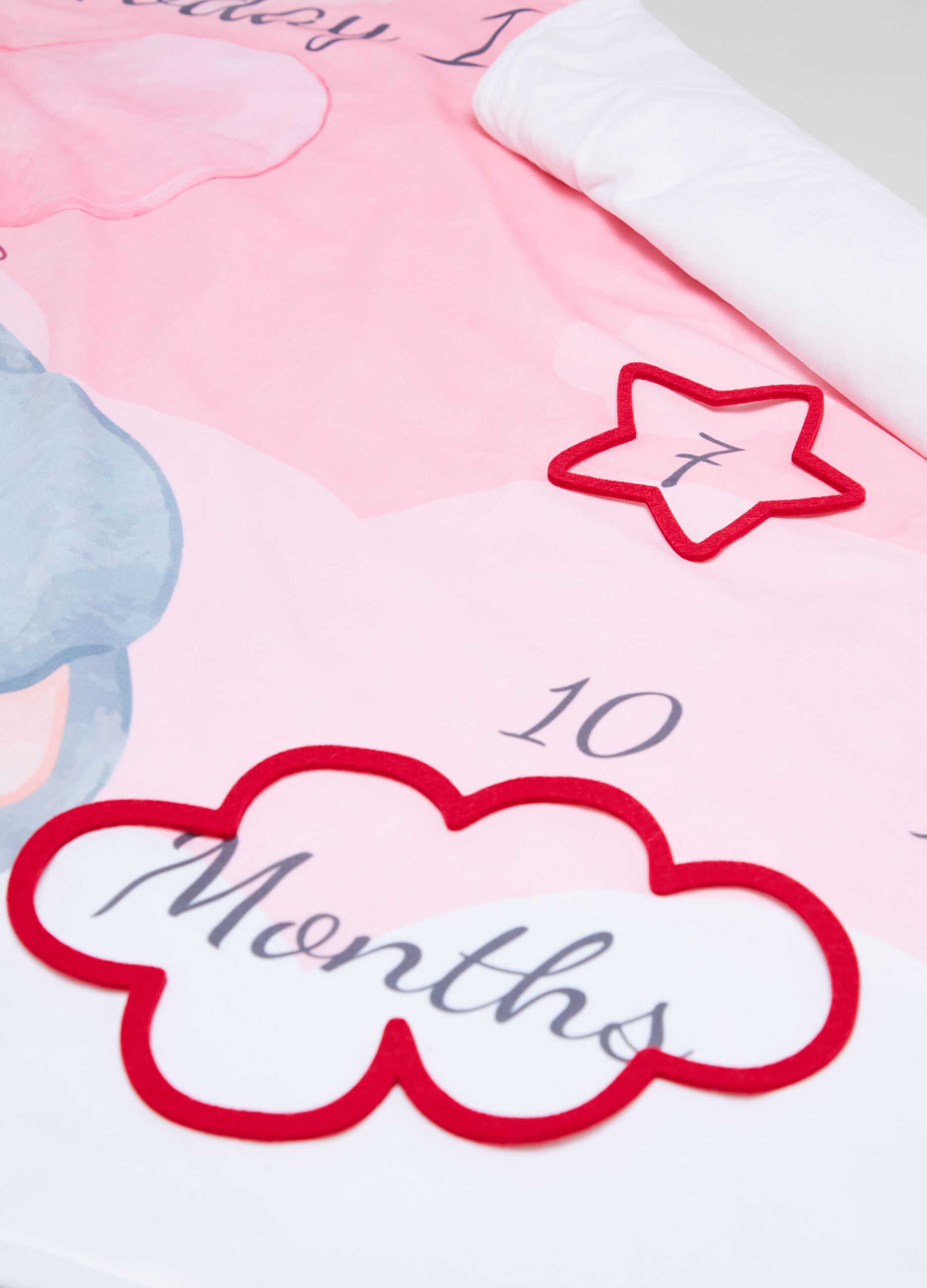 Coperta imbottita con stampa giorni_2