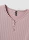 Purple stretch viscose pyjama T-shirt with V-neck_5