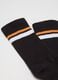 Tennis sock with contrasting stripes ALTAVIA COURT_1