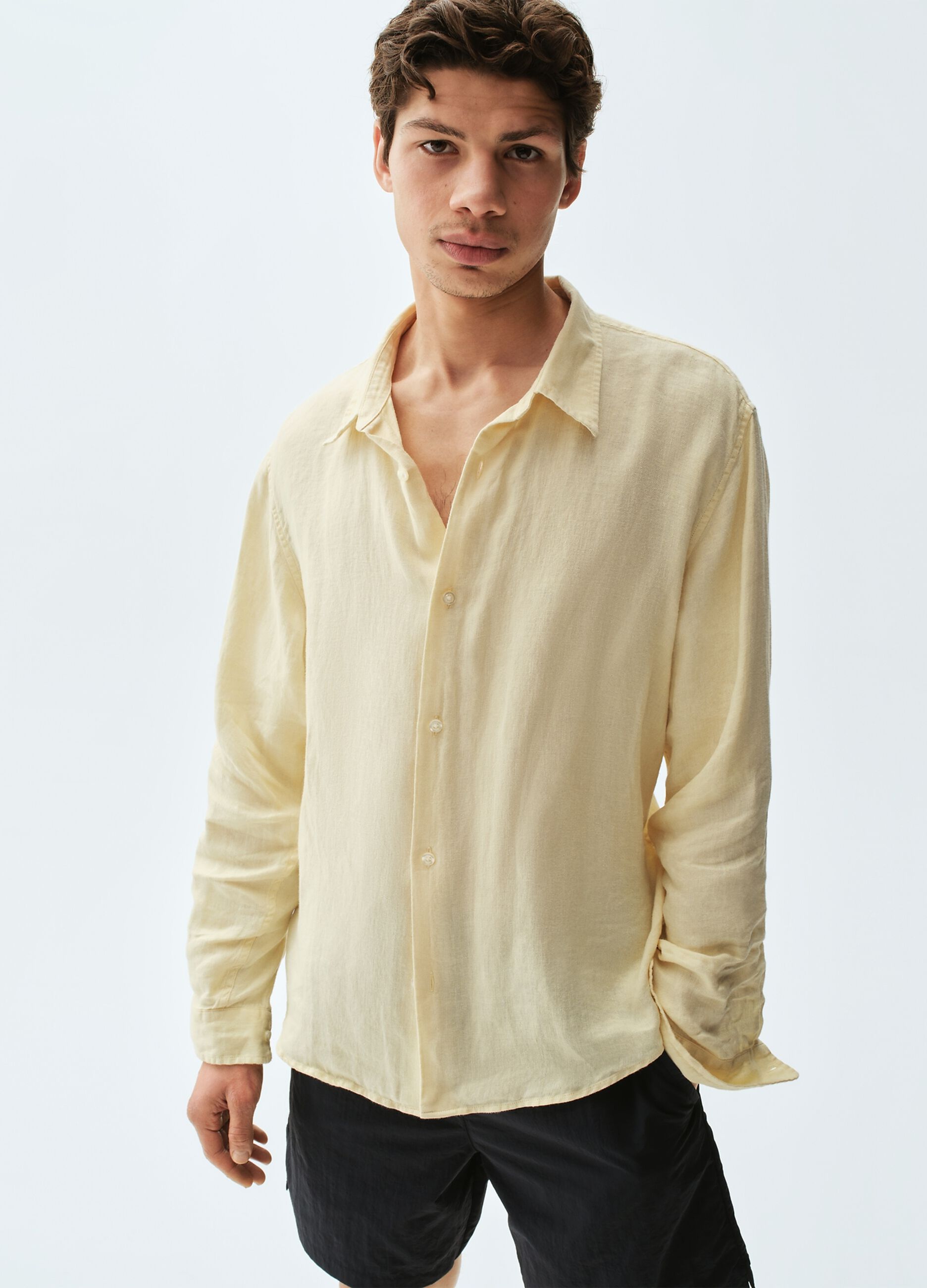 Pure linen shirt