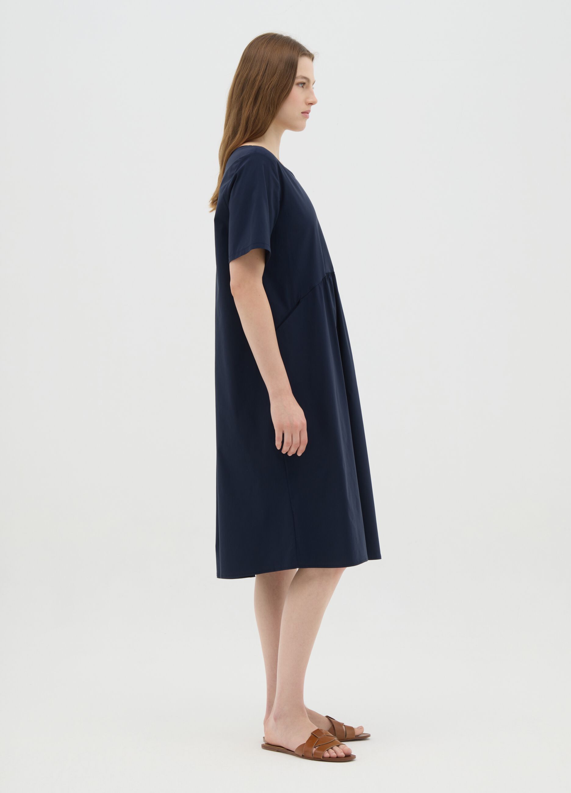 Abito da donna in misto verde regular fit