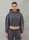 Crop Cargo Hoodie Vintage Grey_3