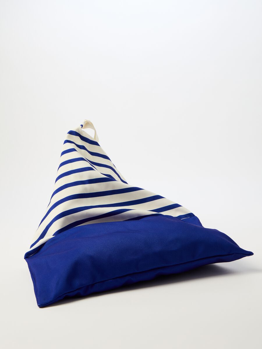 Pillow bag in striped canvas_1