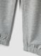 Children's grey jogger trousers in pure cotton regular fit_3