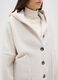 White regular fit coat with buttons and hood_3
