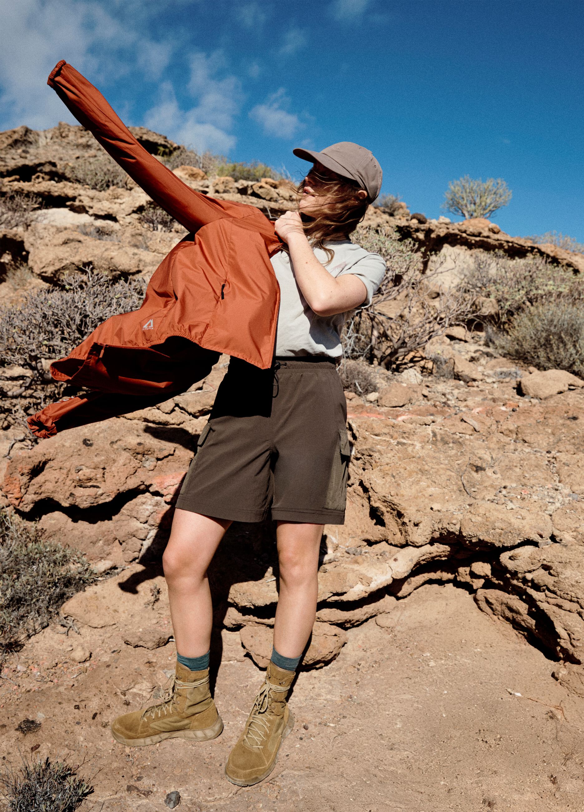ALTAVIA WITH DEBORAH COMPAGNONI wide-leg cargo shorts