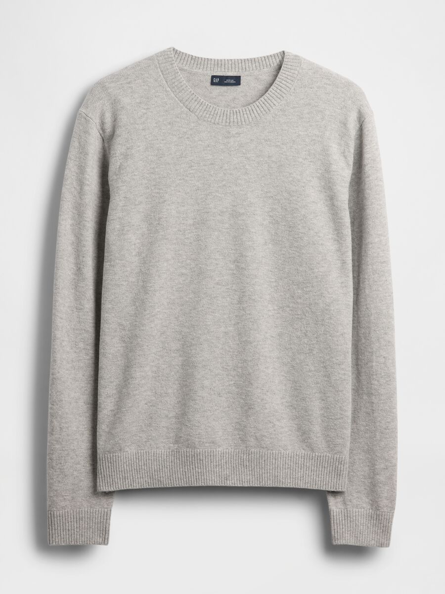 Grey Cotton Blend Jumper_3