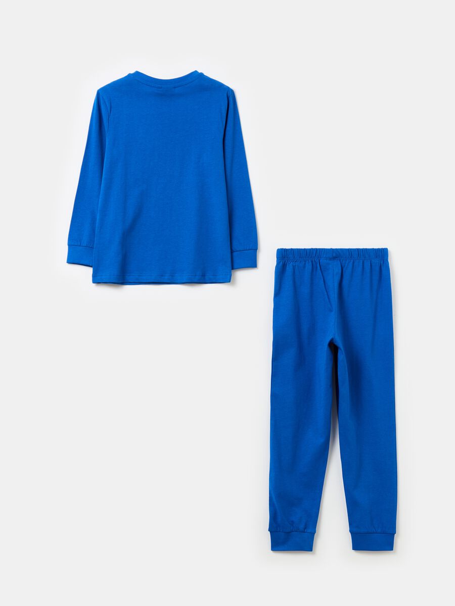 Organic cotton pyjamas with Sonic™ print_1