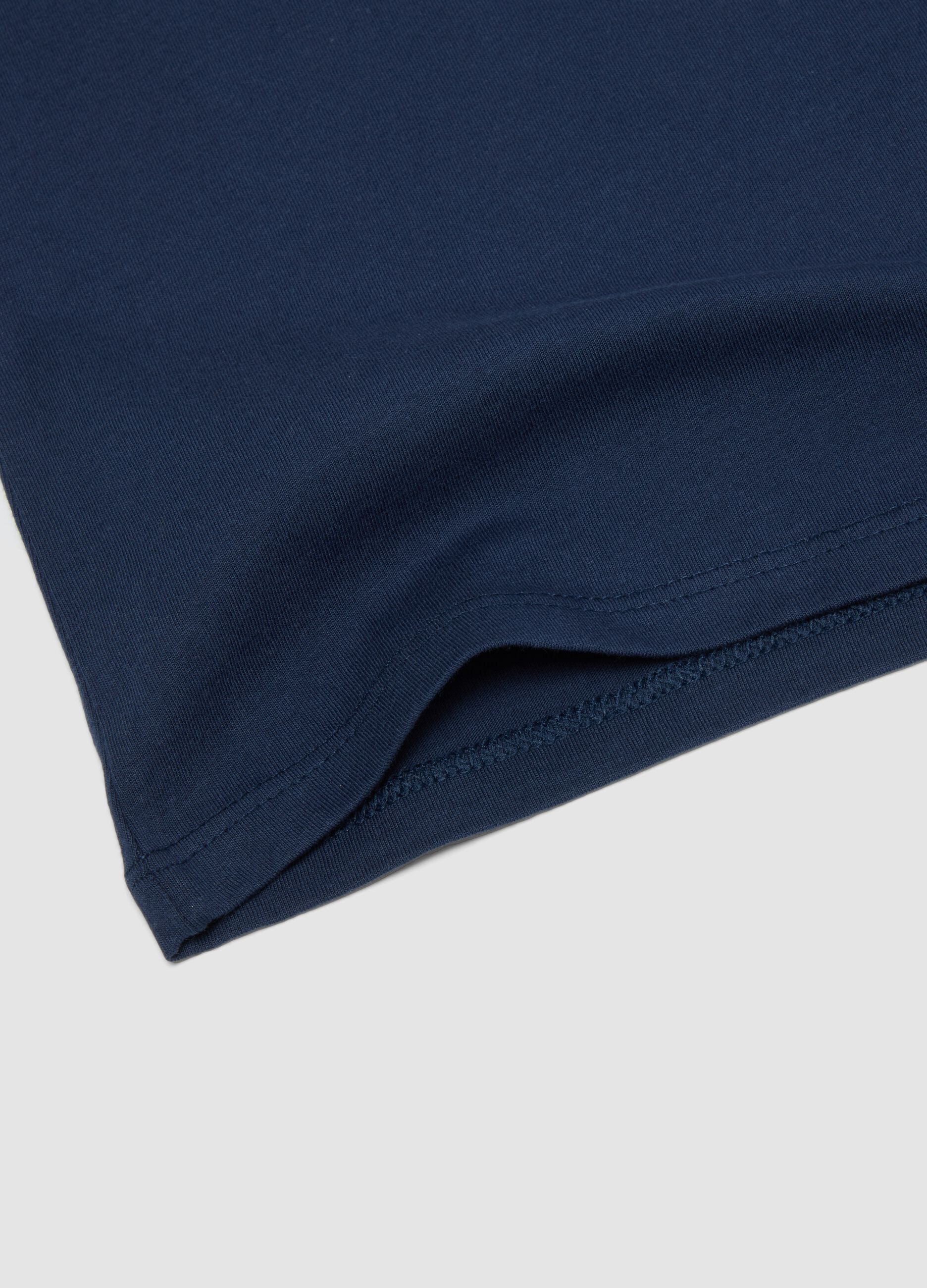 2-pack of blue and light blue organic cotton regular-fit vests for boys