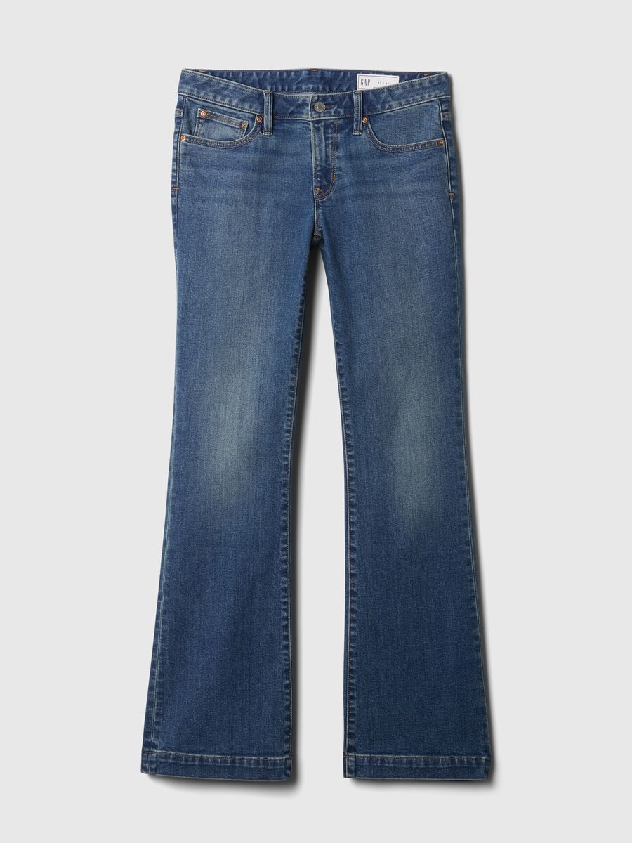 Wide-leg cotton blend jeans Gap_7