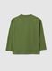 Green pure cotton regular fit children's shirt_1