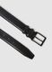 Genuine Black Leather Belt_1