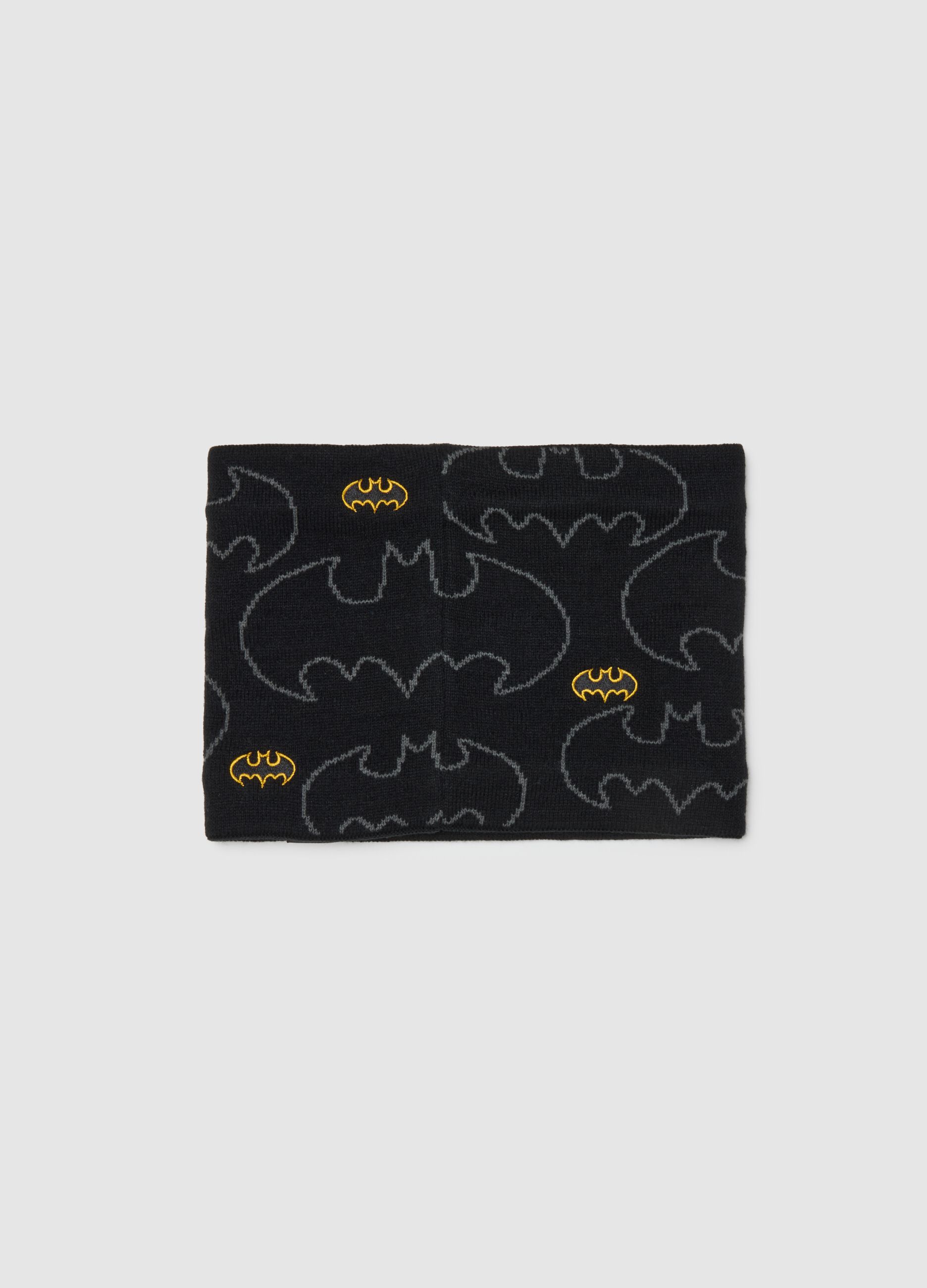 Black Batman Kids Tube Scarf