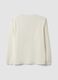 White regular-fit honeycomb viscose-blend T-shirt_6
