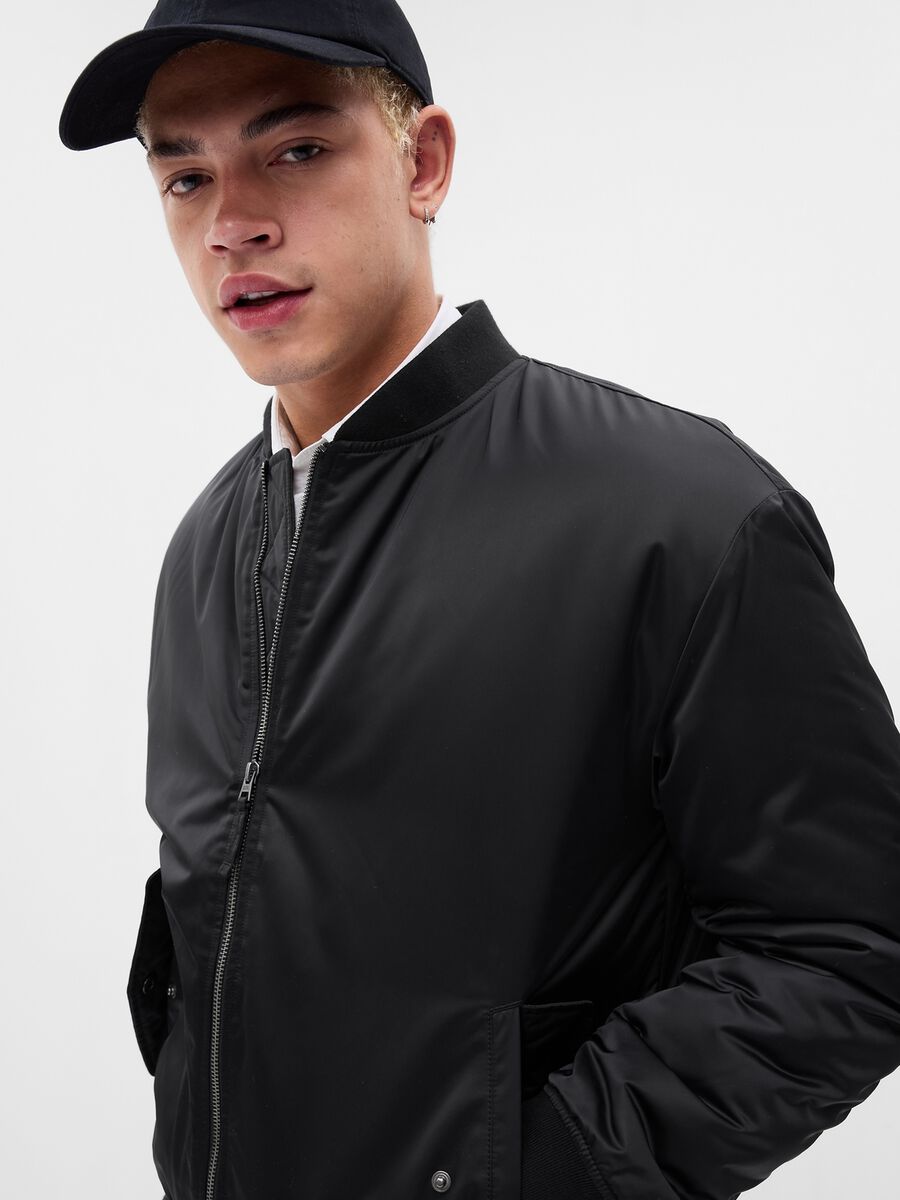 Bomber full-zip in cotone_2