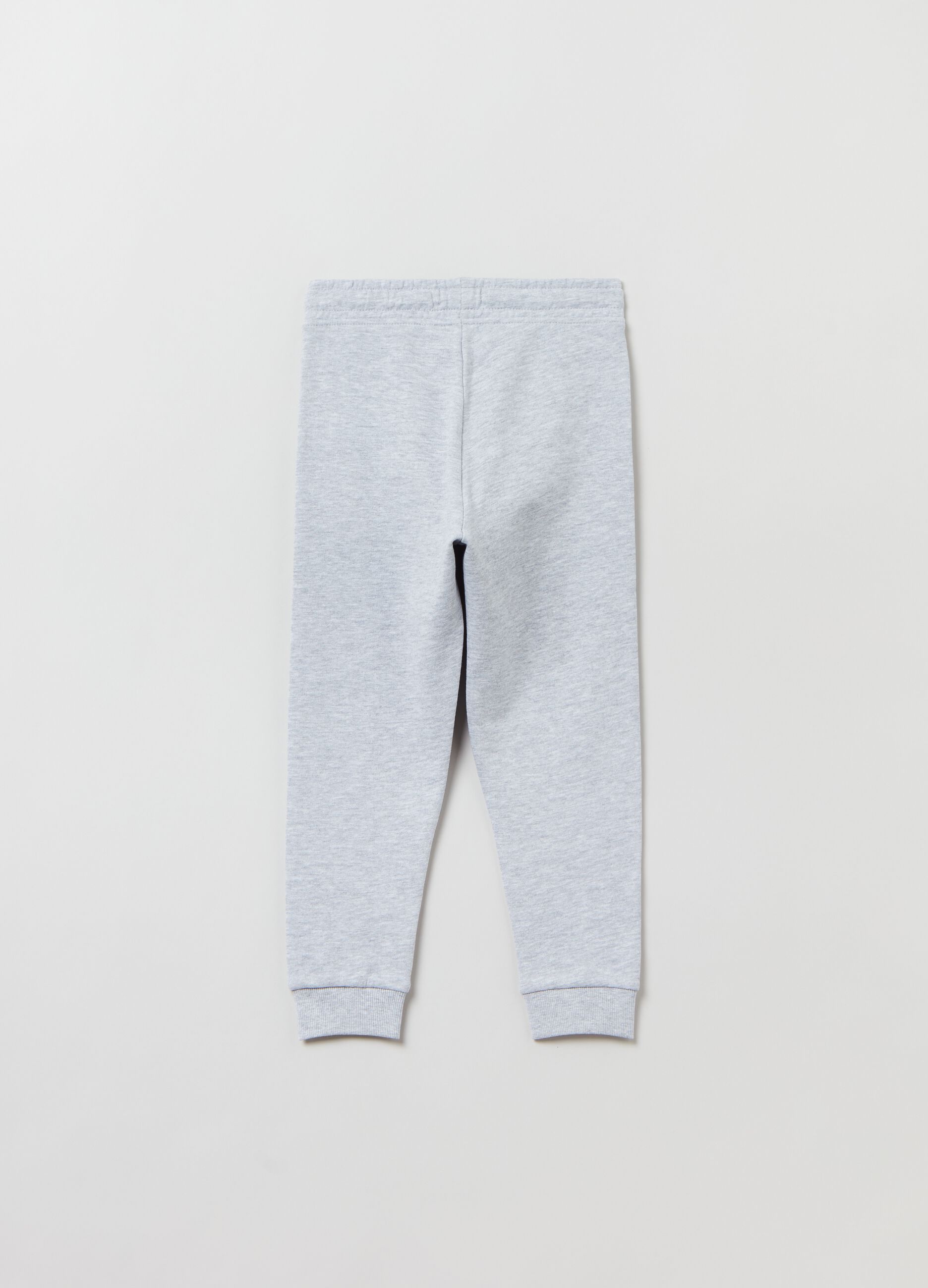 Joggers in felpa con coulisse_1