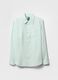 Gap Light Blue Linen Shirt_3