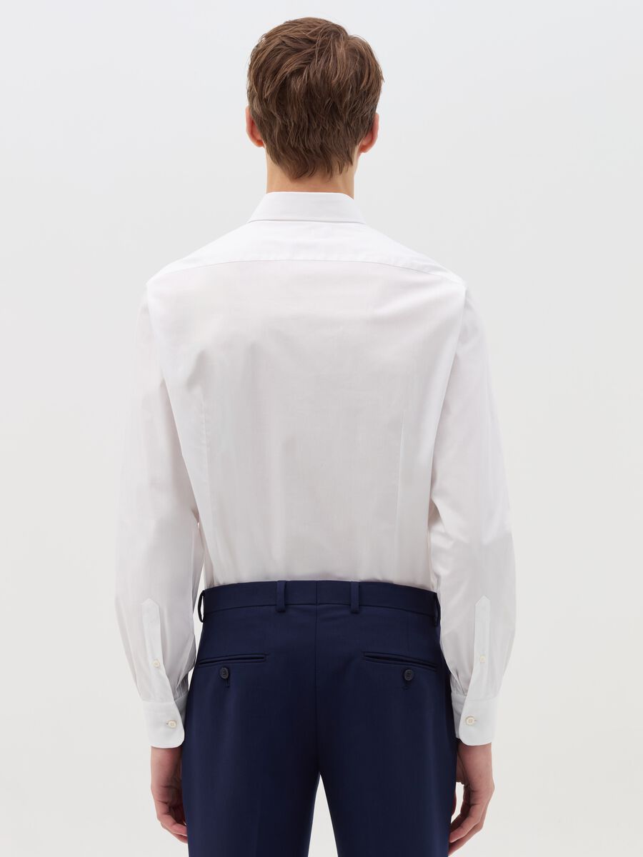 Camicia slim fit in cotone stretch_2