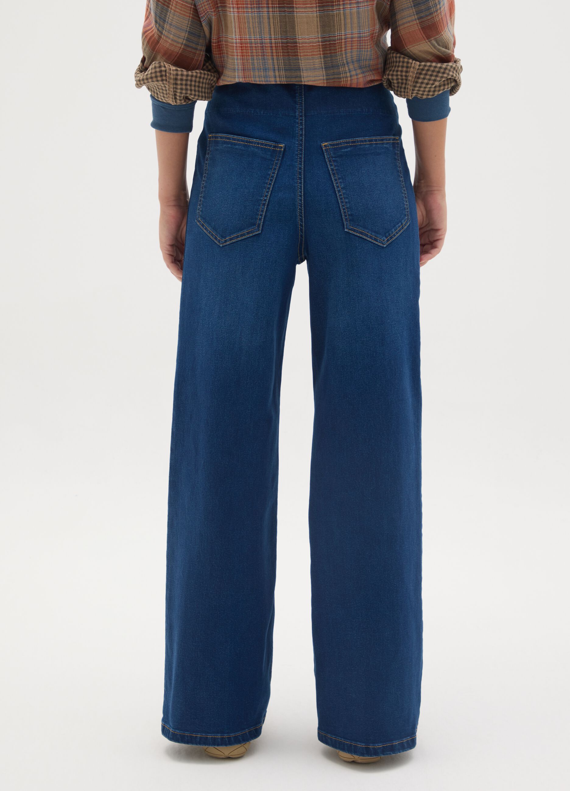 Blue Stretch Maternity Jeans