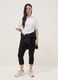 Leggings neri in cotone elasticizzato skinny fit_0