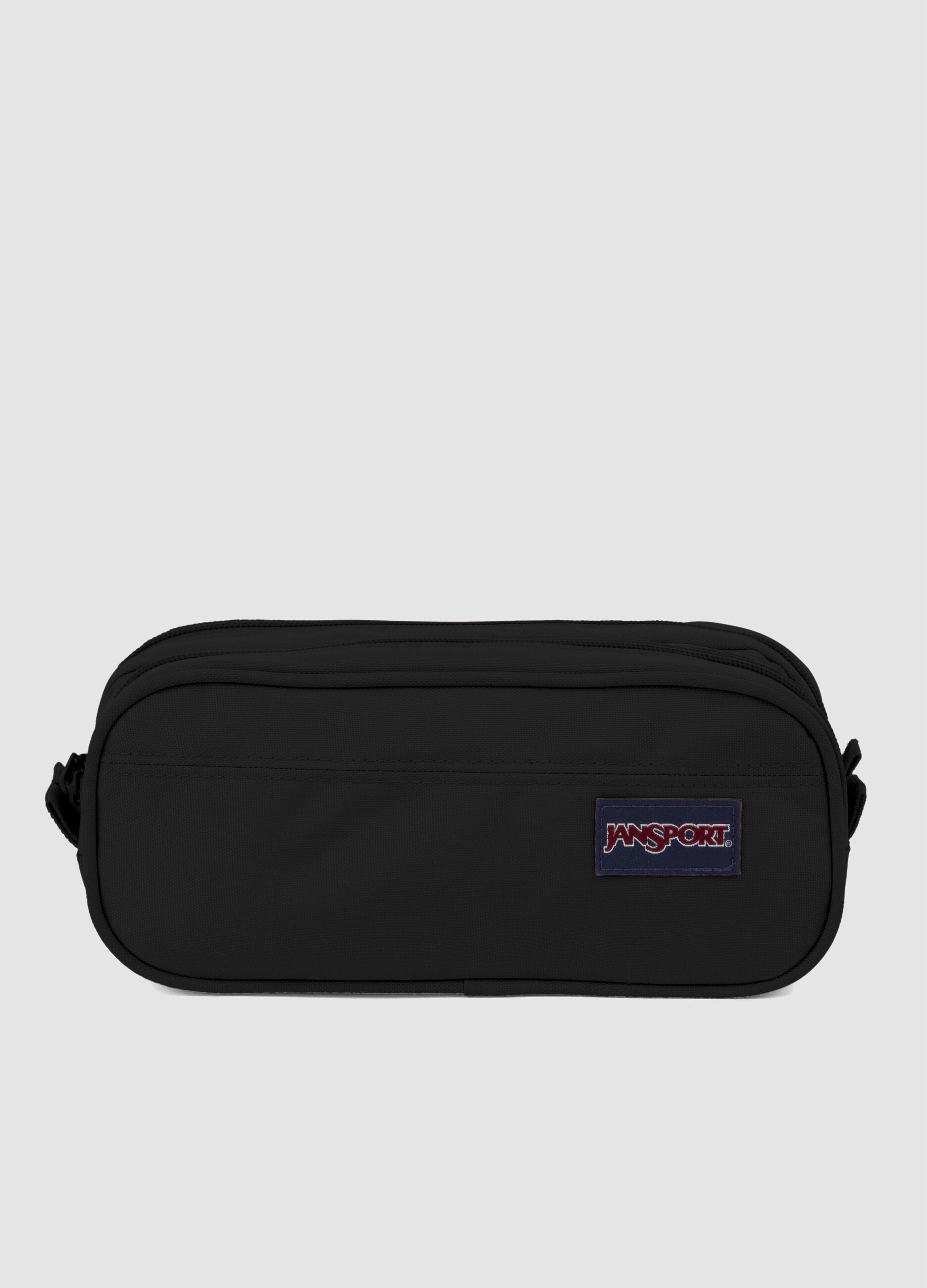 Astuccio nero a doppio scomparto