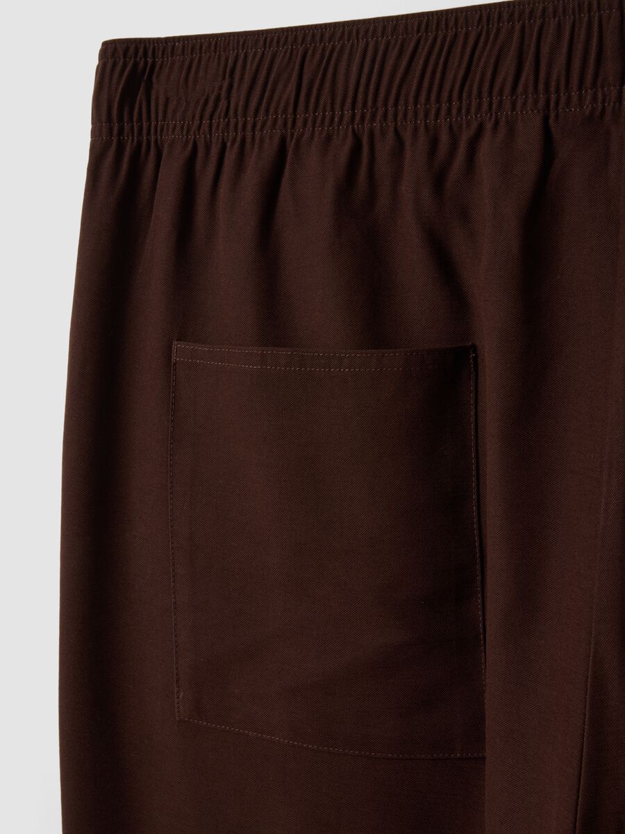 Brown wide-leg viscose-blend trousers_2