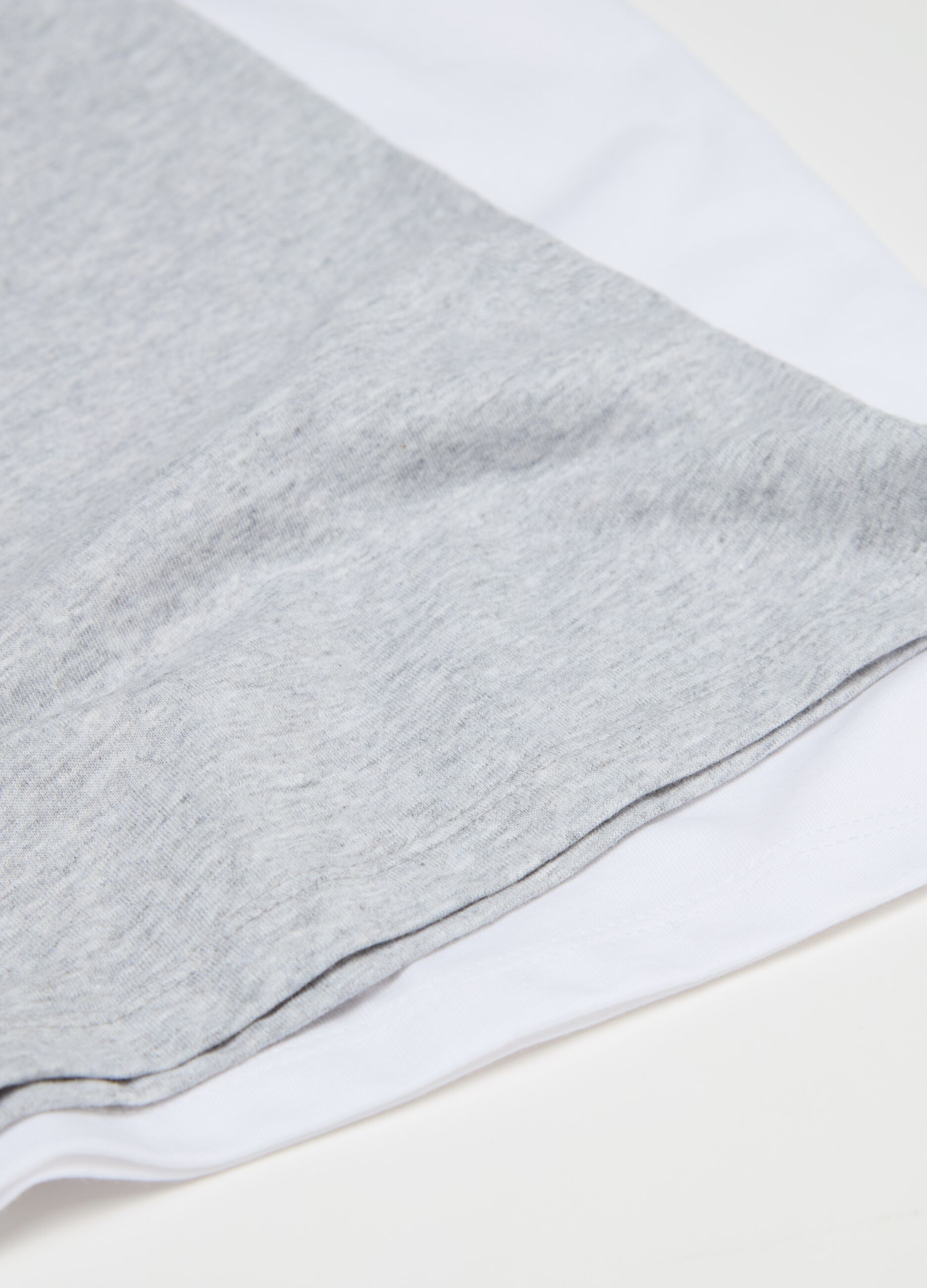 Two-pack racerback vests in organic cotton